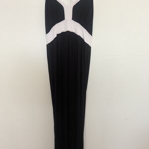 Calvin Klein Black and White Maxi Dress